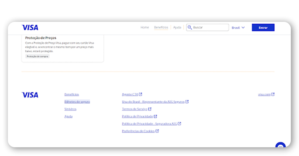 Seguro viagem gratuito