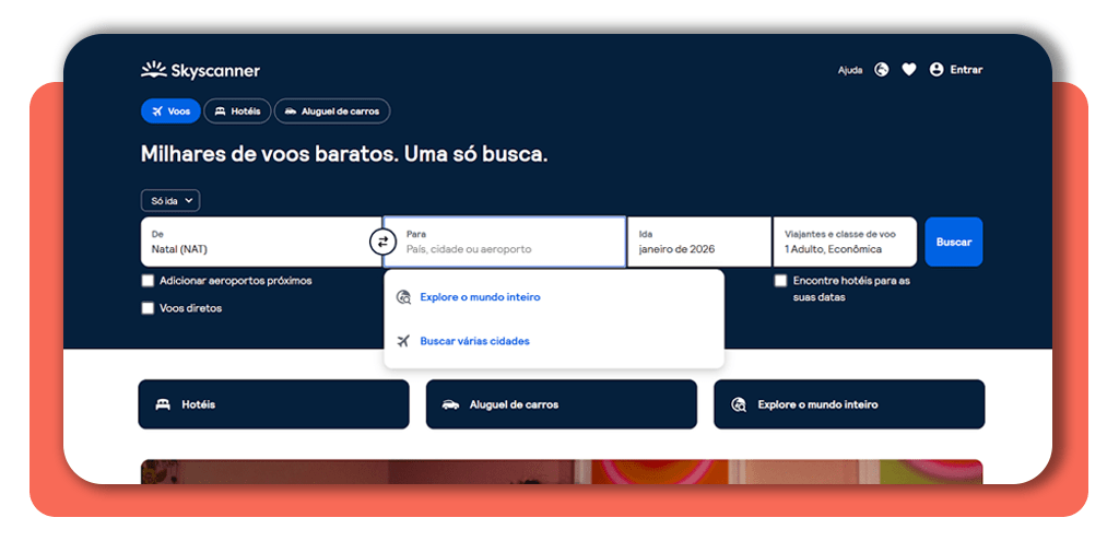 Assentos não vendidos