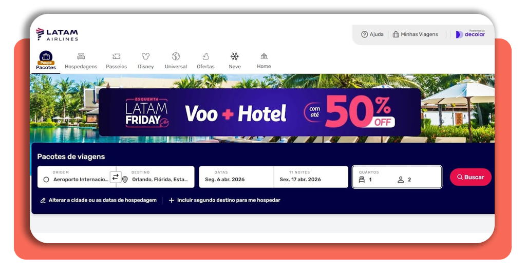 Ofertas LATAM Pass