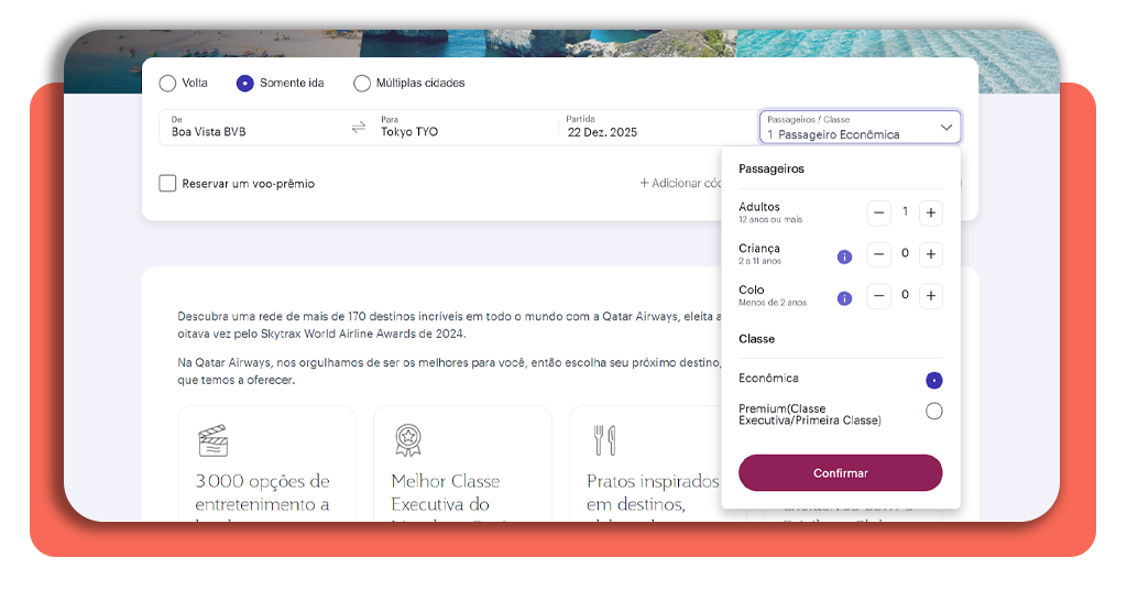 Ofertas Qatar Airways