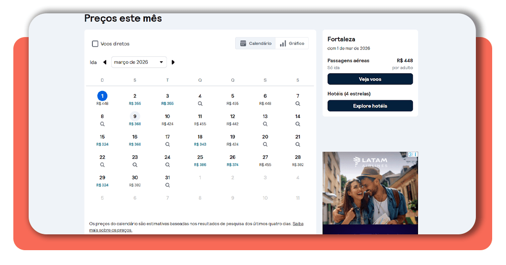 Assentos não vendidos