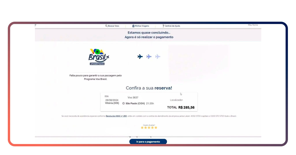 Comprar passagem aérea pelo Voa Brasil