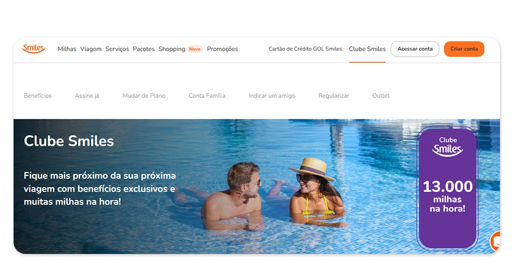 Assinar um clube de milhas