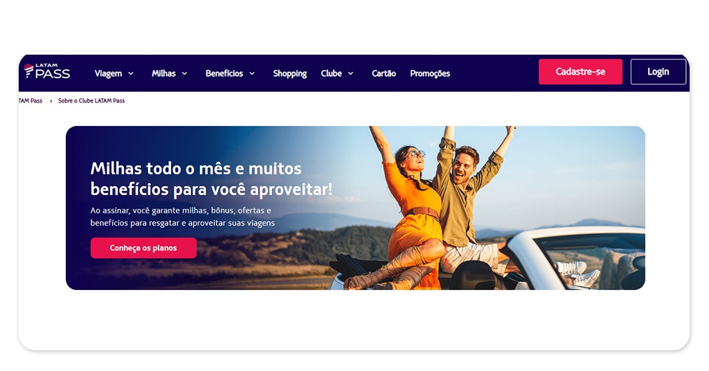 Assinar um clube de milhas