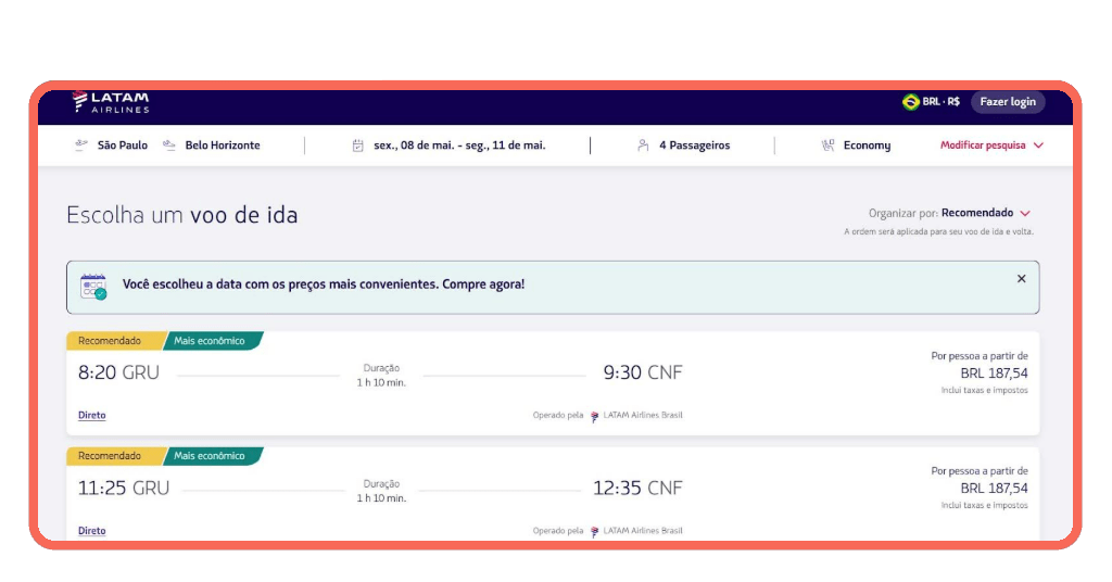 Viajar no Dia das Mães