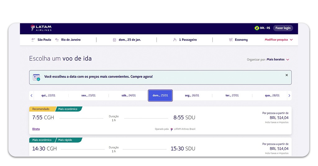 Passagens aéreas para o Rio de Janeiro