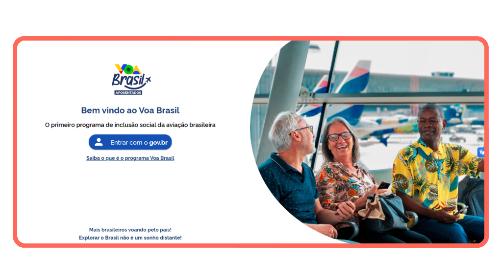 Inscrição no Voa Brasil
