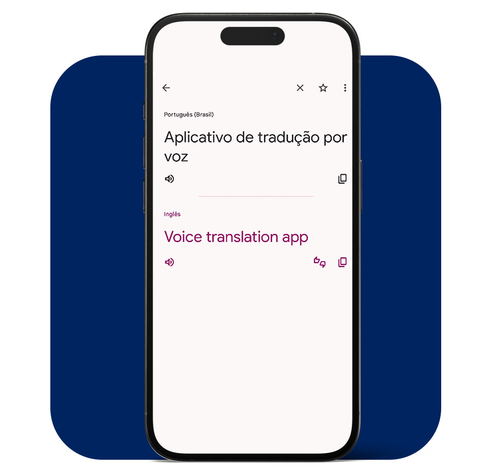 App de tradução por voz