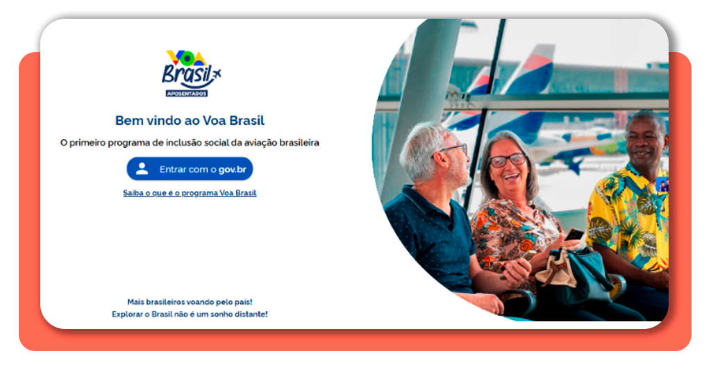 Inscrição no Voa Brasil