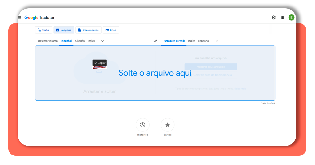 Tradutor por foto
