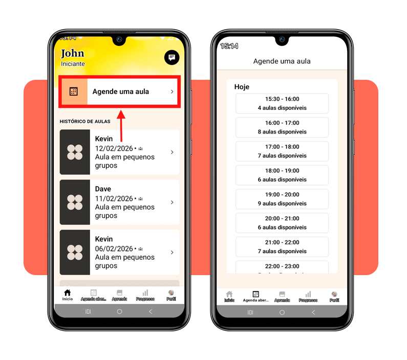 App para treinar com nativos