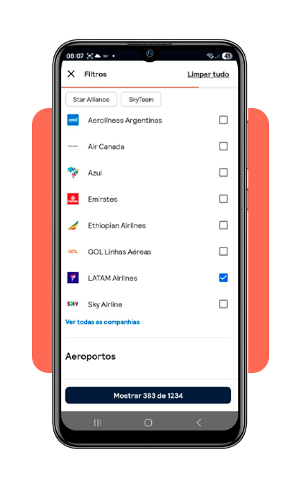 Monitorar promoções da LATAM 