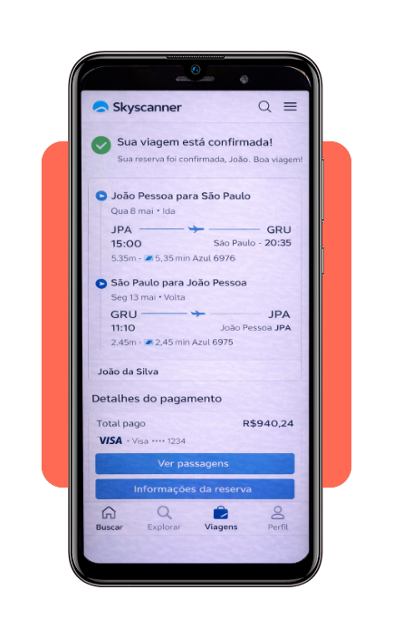 Fazer check-in rápido