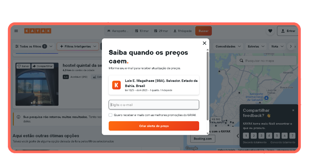 Diárias completas por R$ 150