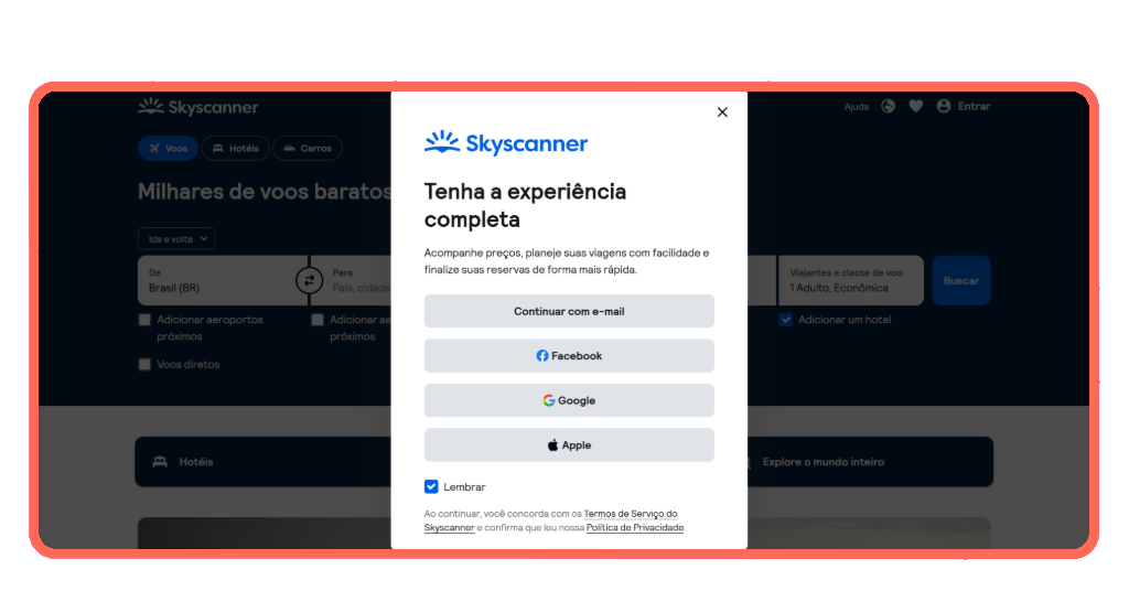 Passagens baratas na madrugada