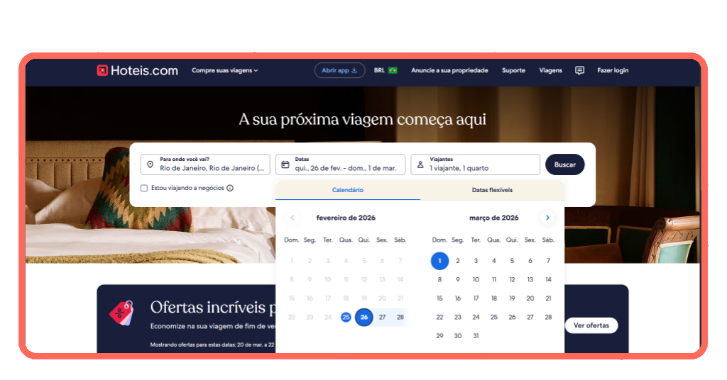 Hotéis com desconto