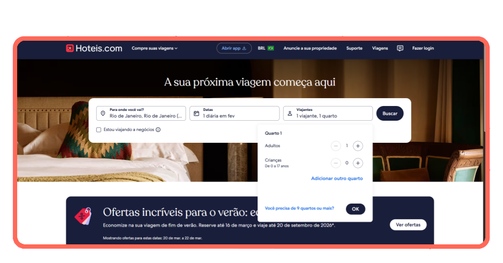 Hotéis com desconto