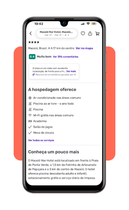 Hospedagem em Maceió