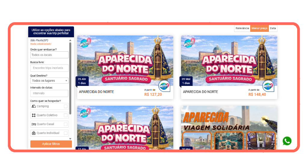 Excursão para Aparecida