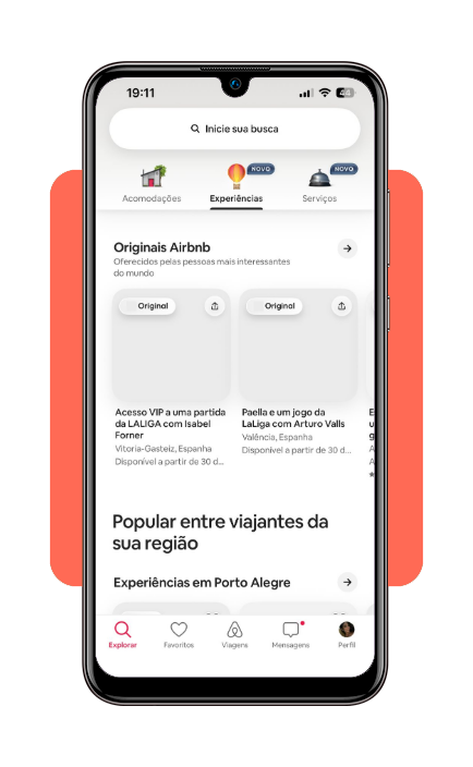 experiências do Airbnb
