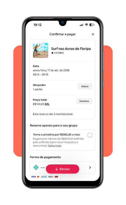 experiências do Airbnb
