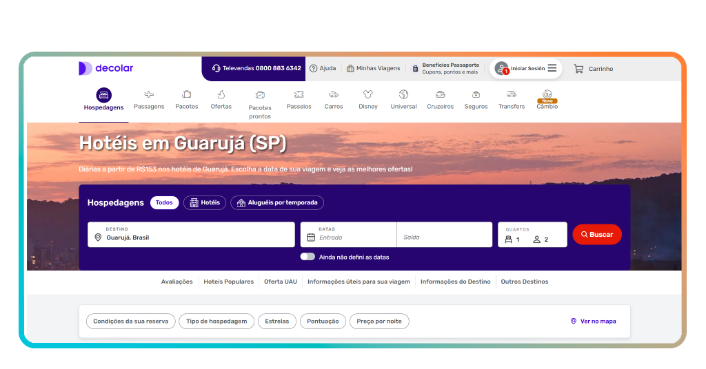 Hospedagem no Guarujá