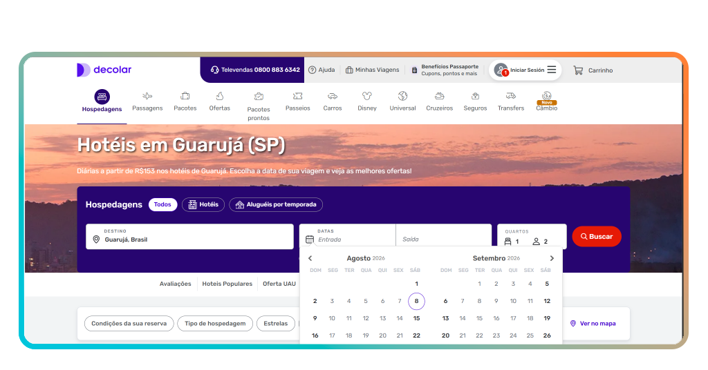 Hospedagem no Guarujá