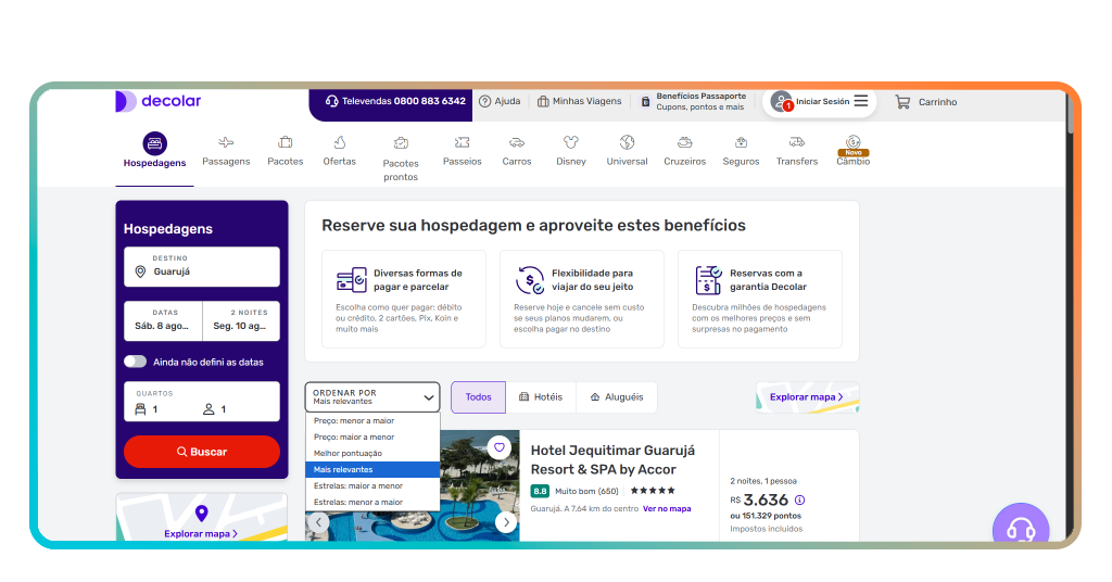 Hospedagem no Guarujá