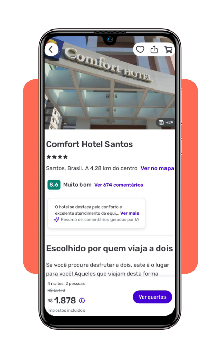 hospedagem em Santos