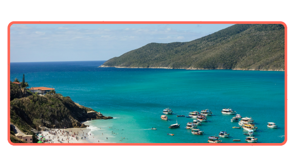 passeio de barco em Arraial