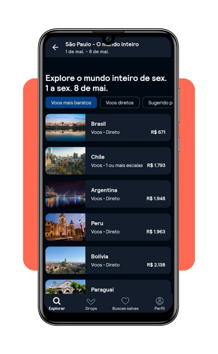 voo internacional