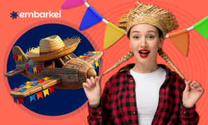 Promoção de passagem aérea para festa junina (até 30% OFF)