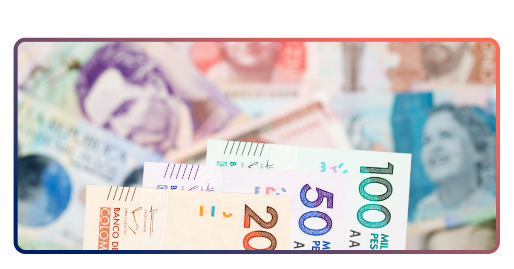 Pesos colombianos